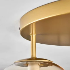 hofstein Zernez Plafonnier Or, 3 lumières