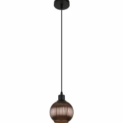 Luminaires Globo Lighting Zumba Suspension Noir, 1 lumière