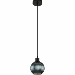 Luminaires Globo Lighting Zumba Suspension Noir, 1 lumière